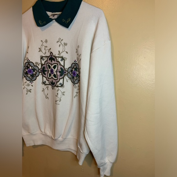 Vintage Gopher Sport Floral Sweatershirt - Picture 7 of 9